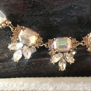 J crew Gold stone necklace